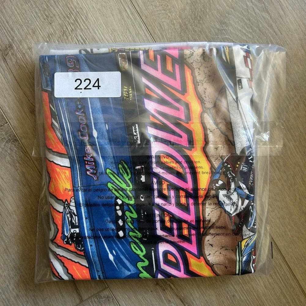 Vintage 1999 XL Bonneville Speedweek White T-shirt AOP Racing Tee Wendover,Utah
